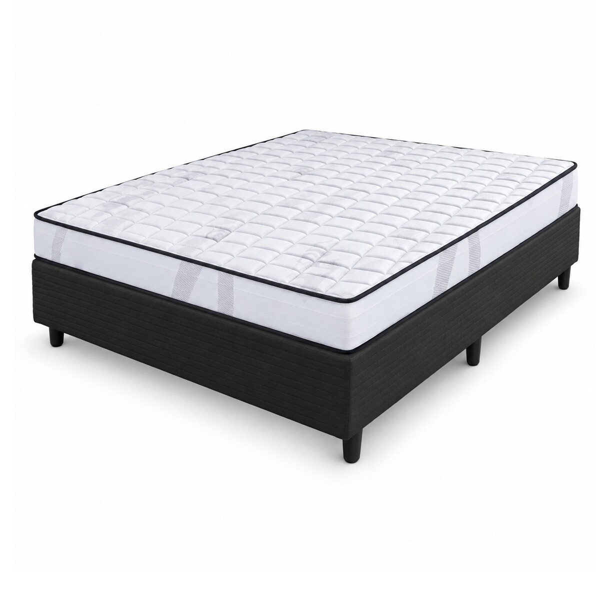 Conjunto Sommier 2 Plazas Levane 18 De Petra Con Box 