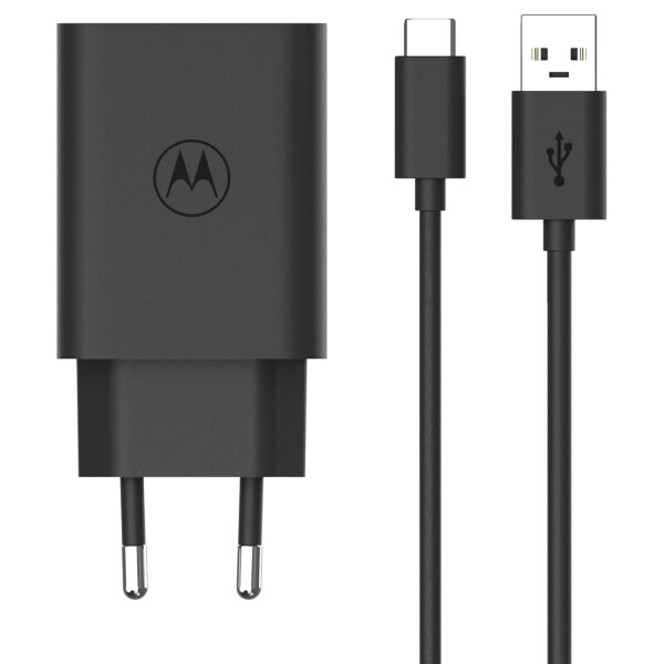 Caragdor De Pared Motorola Usb-a 33w CARGADOR MOTOROLA 33W USB A + CABLE C