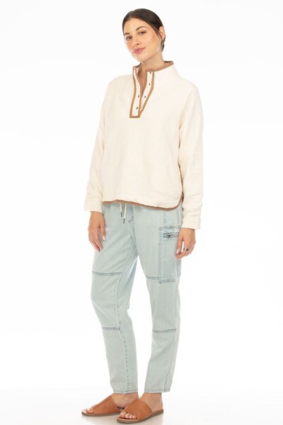 BLUSA STITCH Natural