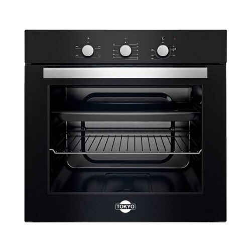 Horno Eléc Empotrado Tokyo Zara 60L Black con Convector Horno Eléc Empotrado Tokyo Zara 60L Black con Convector