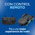 Drone E88D Plegable Pro Cámara 4K Luces RGB 3 Baterias +Accs Color Negro