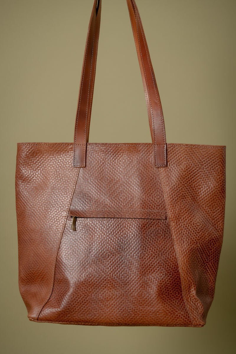 Bolso Sur Suela Esterillado