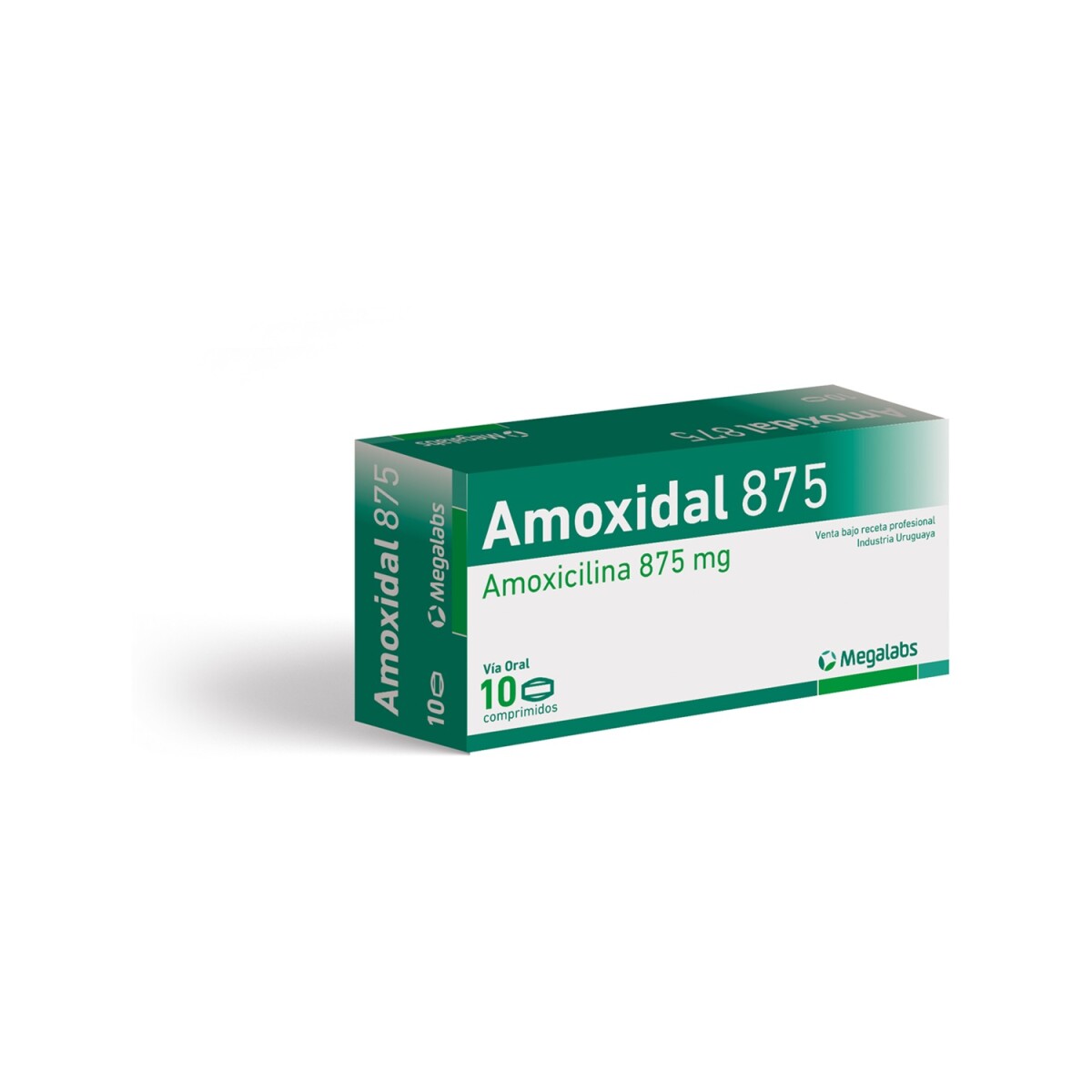 Amoxidal 875 Mg. 10 Comp. 