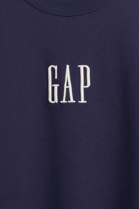 Buzo Deportivo Logo Gap Hombre New Navy