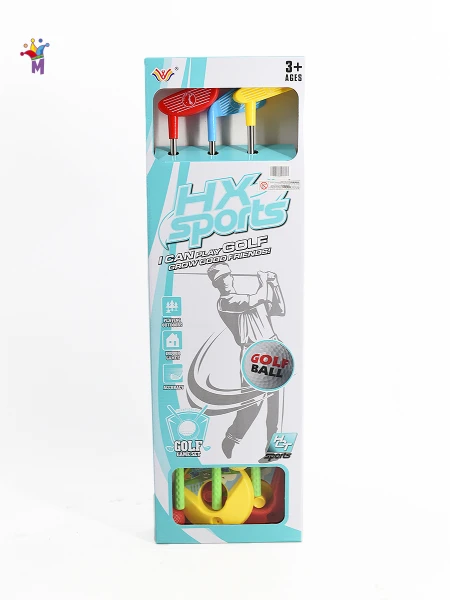 JUEGO DE GOLF 70X22CM MULTICOLOR