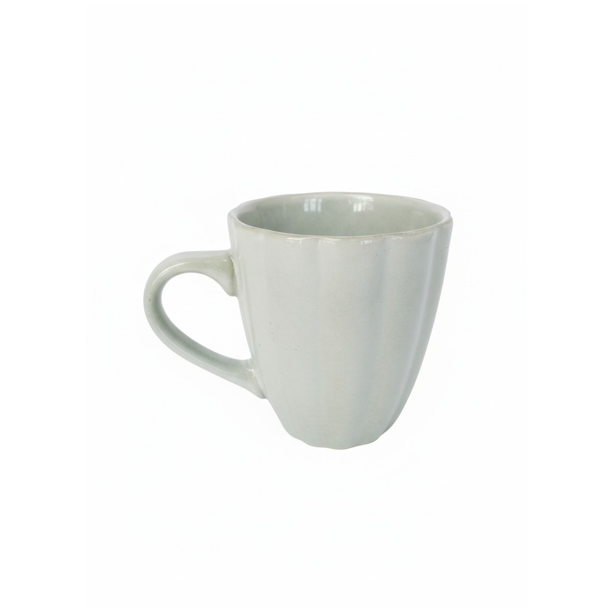 TAZA CERAMICA VERDE MENTA 9X10.5CM 
