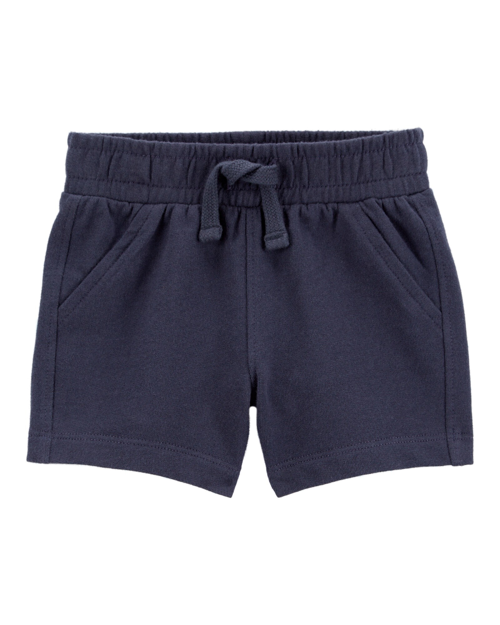 Short deportivo de algodón, azul Sin color