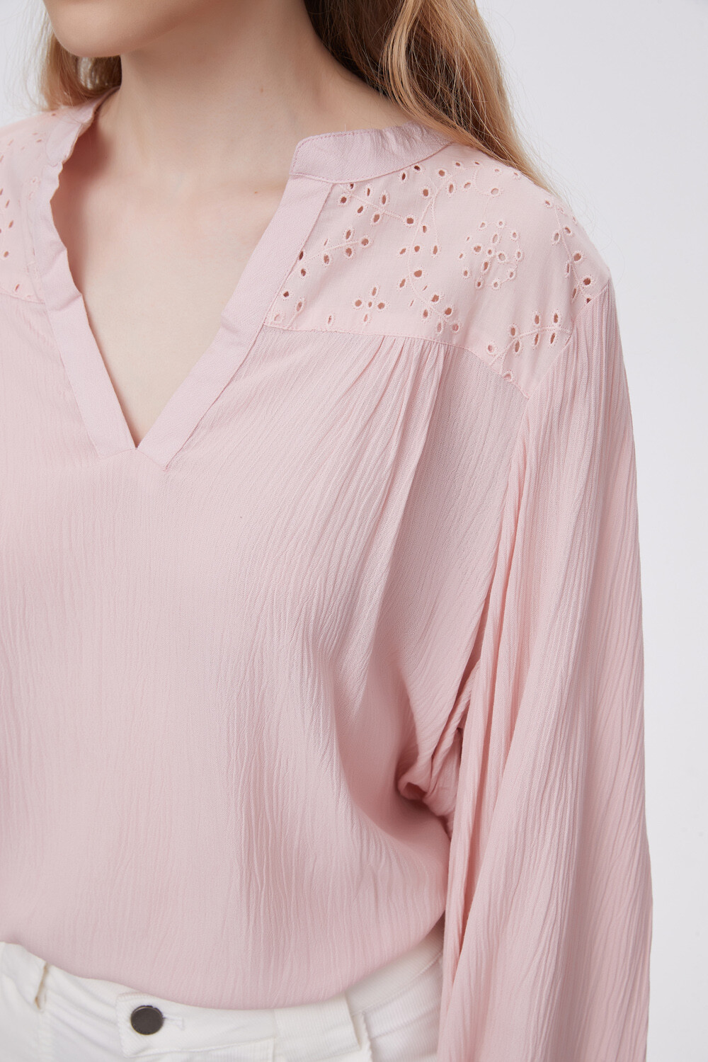 Blusa Bursas Rosa Viejo