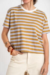 Remera Rayada Algodón Multi