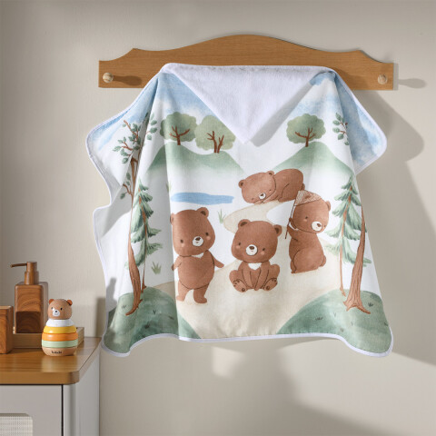 Toalla Con Capucha Bebé Döhler Velour 90 x 70 cm 24 OSOS