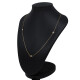 Collar En Oro 18K Con Detalle De 5 Brillantes Collar En Oro 18K Con Detalle De 5 Brillantes