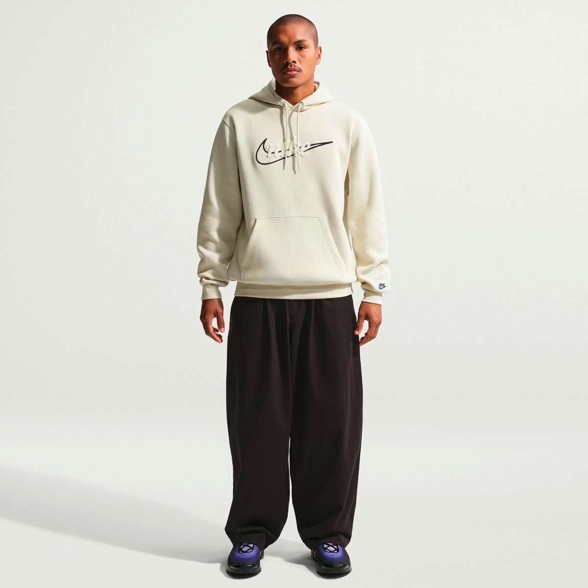 Campera Nike Club Bb Hoodie Ctb de Hombre - Chocolate 