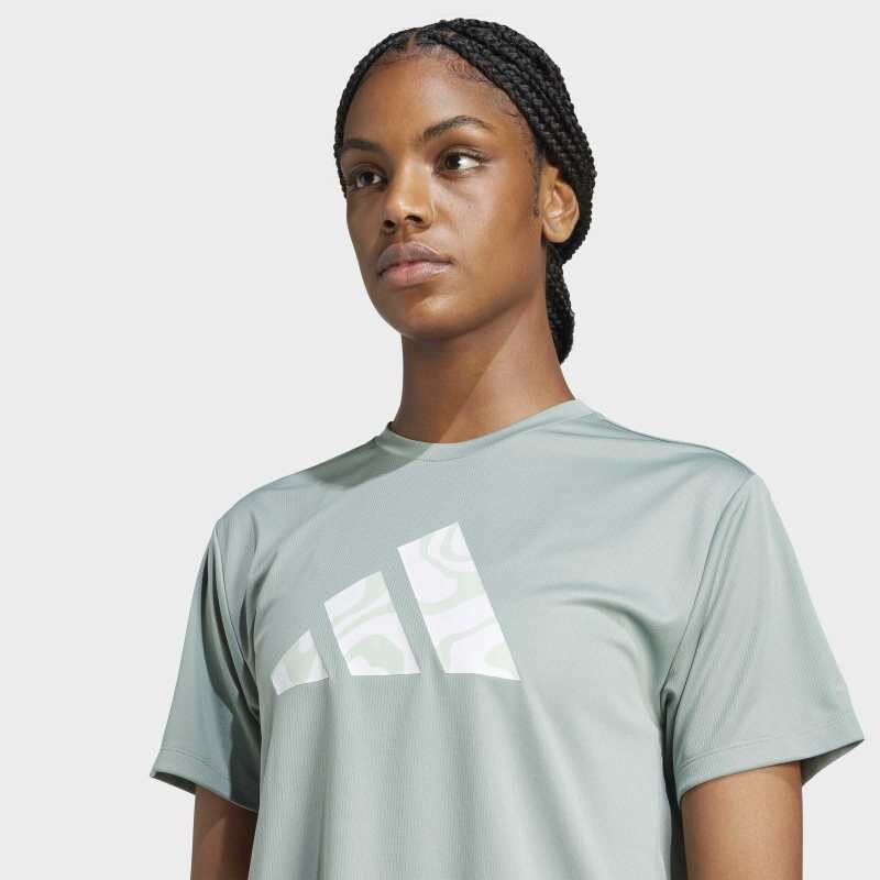 Remera Adidas Run It Bl Verde
