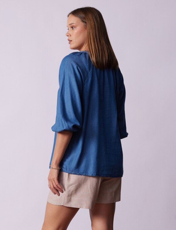 Blusa Tencel Cordel JEAN