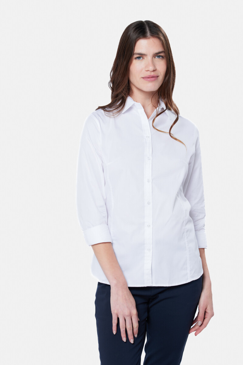 CAMISA LISA - Blanco 