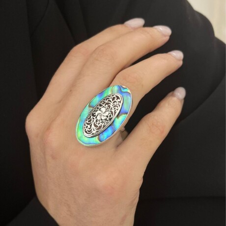 Anillo Mandala Abalón - Plata 925 Anillo Mandala Abalón - Plata 925