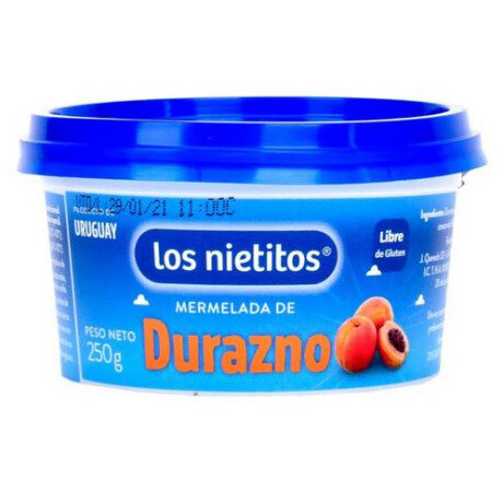 MERMELADA LOS NIETITOS 250G DURAZNO MERMELADA LOS NIETITOS 250G DURAZNO