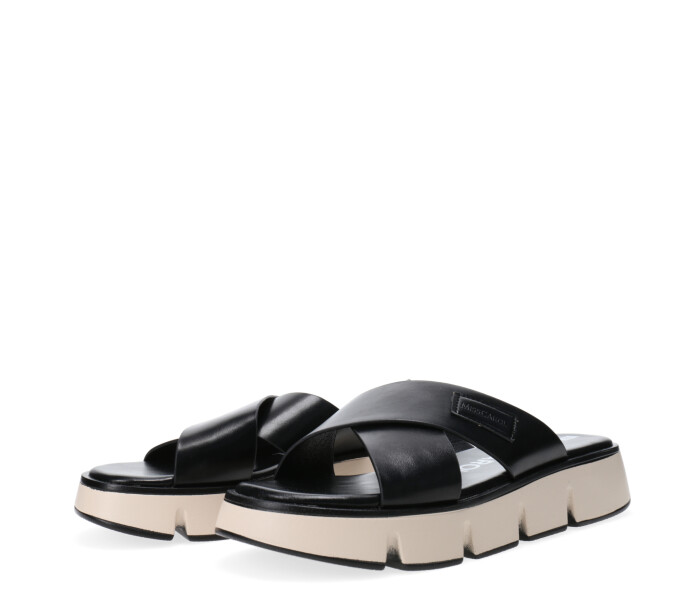 Sandalias de Mujer Miss Carol MINICOY con tiras cruzadas Negro