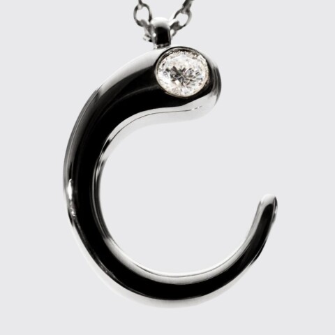 COLGANTE PDPAOLA C INITIAL SILVER Colgante Pdpaola C Initial Silver