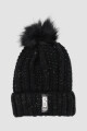 Gorro forrado dama Negro