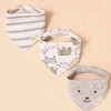 Set baberos bandana x3 raton gris