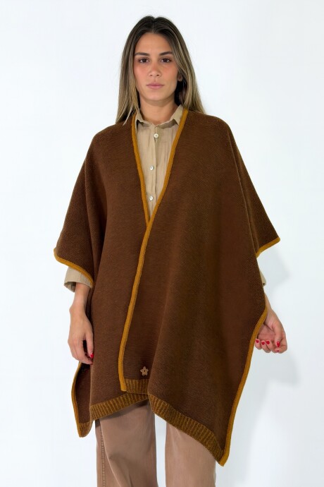RUANA ALBA Marron