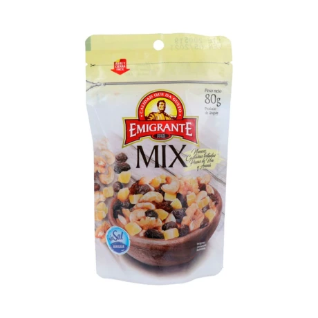 Mix Nuez + Castañas + Pasas + Ananá Doy Pack 80gr Mix Nuez + Castañas + Pasas + Ananá Doy Pack 80gr