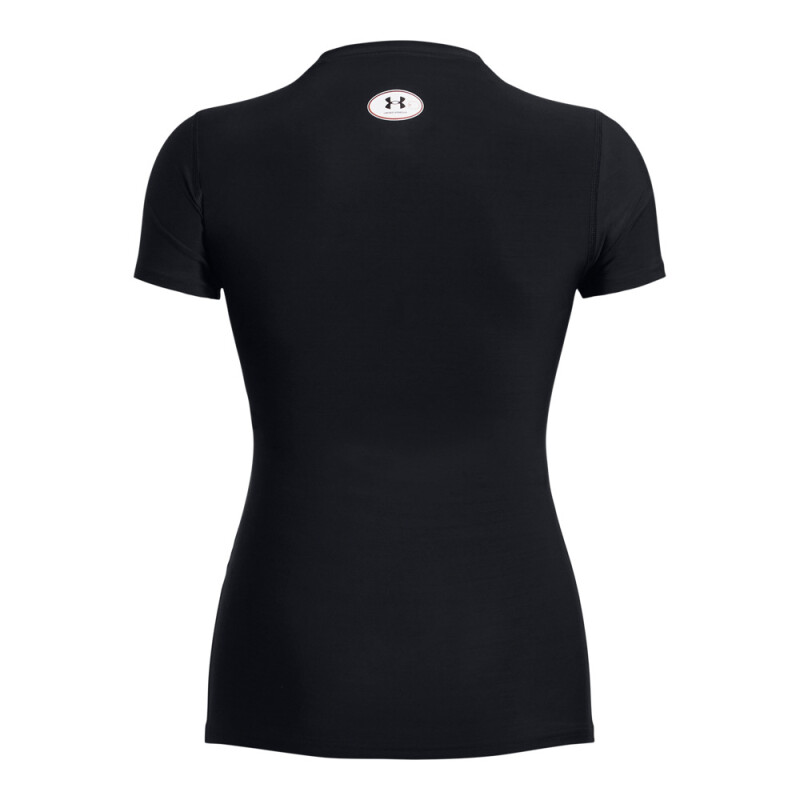 UA HG OG Compression SS-WHT BLK-001