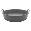 Ensaladera Selecta en cerámica con asas 30x29x9cm Gris