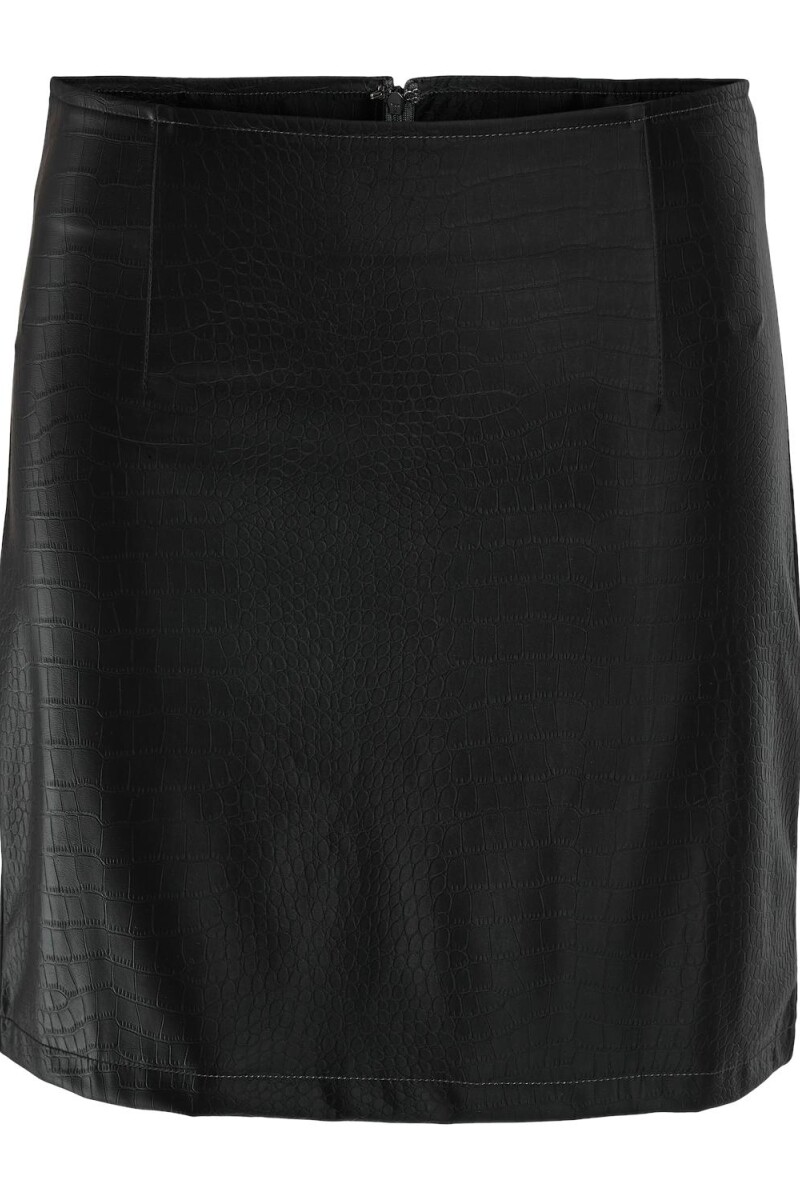 Falda Blanca Texturizada Black