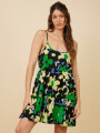VESTIDO CORTO EDDA RUSTY Verde