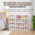 Caja Organizadora Zapatos Zapatera 12 Unidades Caja Apilable Color Variante Corazonblanco