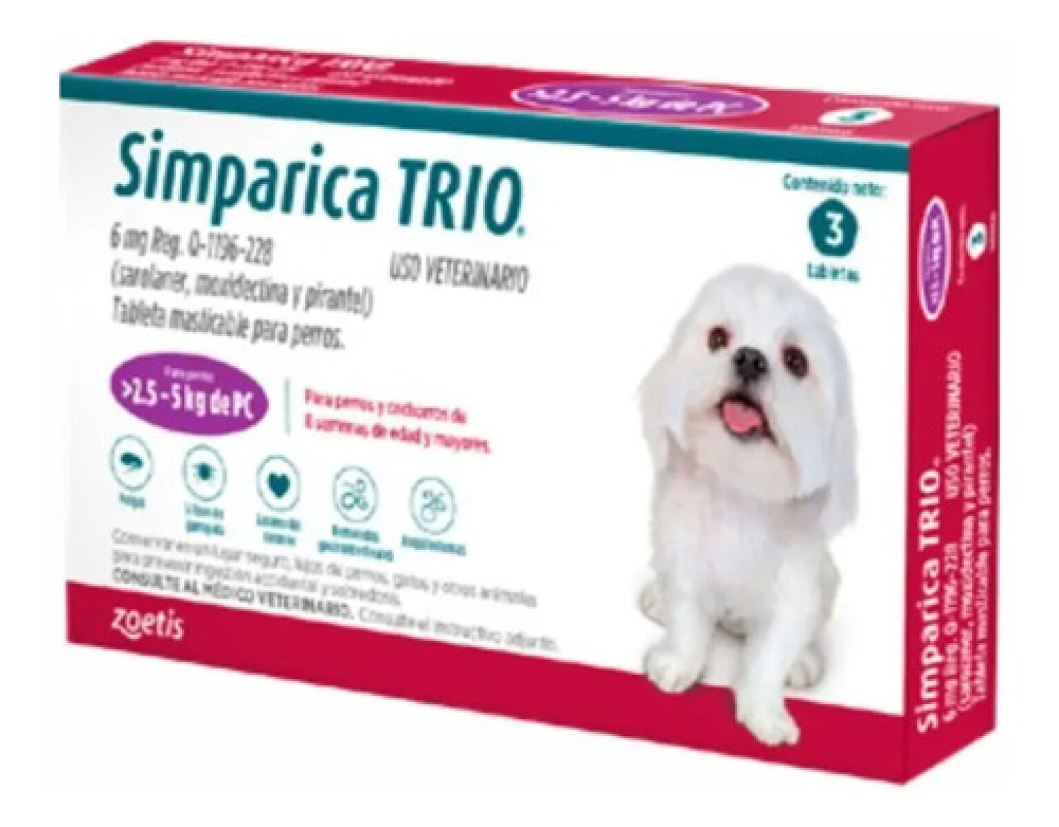 Simp. Trio purple 2.6 - 5 kg x 3 comp. - Simp. Trio Purple 2.6 - 5 Kg X 3 Comp. 