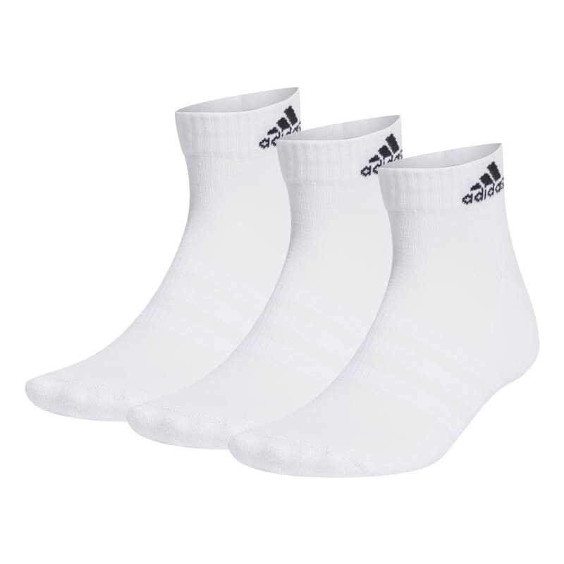 Medias Adidas Cushioned Sportswear 3 Pares Blanco