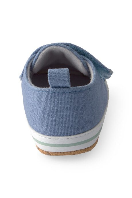 Zapatito chambray con velcro Sin color