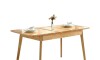 Mesa de comedor Extensible - Madera maciza 120 a 150 cm Elan Mesa de comedor Extensible - Madera maciza 120 a 150 cm Elan
