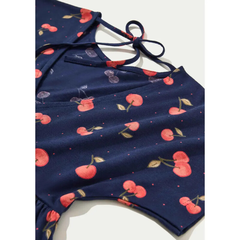 VESTIDO CURTO FEM AZUL ESCURO