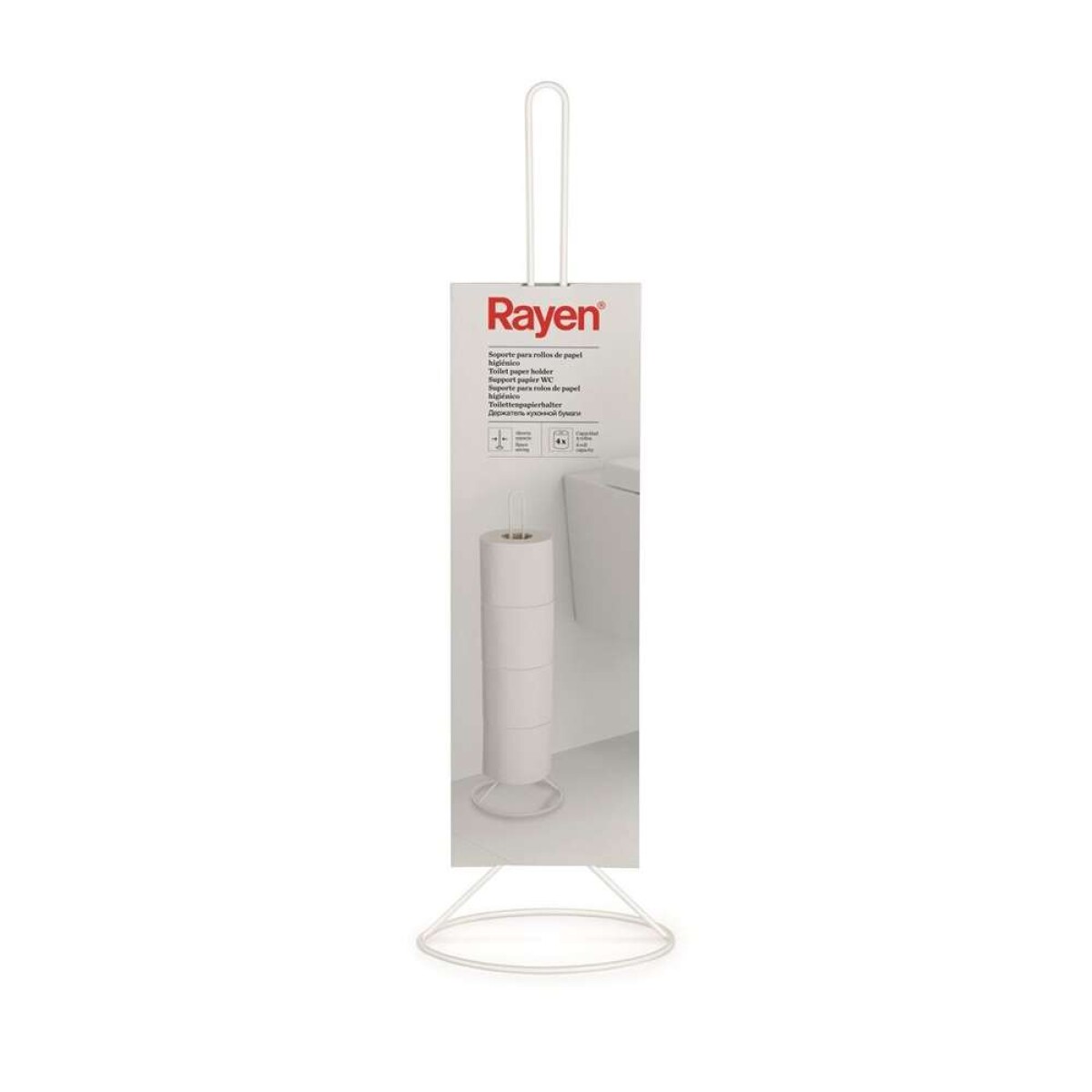 SOPORTE PARA ROLLOS - PAPEL HIGIÉNICO 