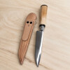 Cuchillo Artesanal Acero de Carbono Mango Guampa o Hueso y Vaina de Cuero N°6 Cuchillo Artesanal Acero de Carbono Mango Guampa o Hueso y Vaina de Cuero N°6