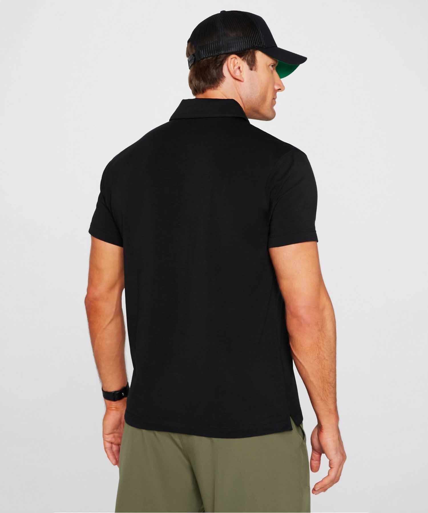 Polo Manga Corta The 24-7 Hombre Black