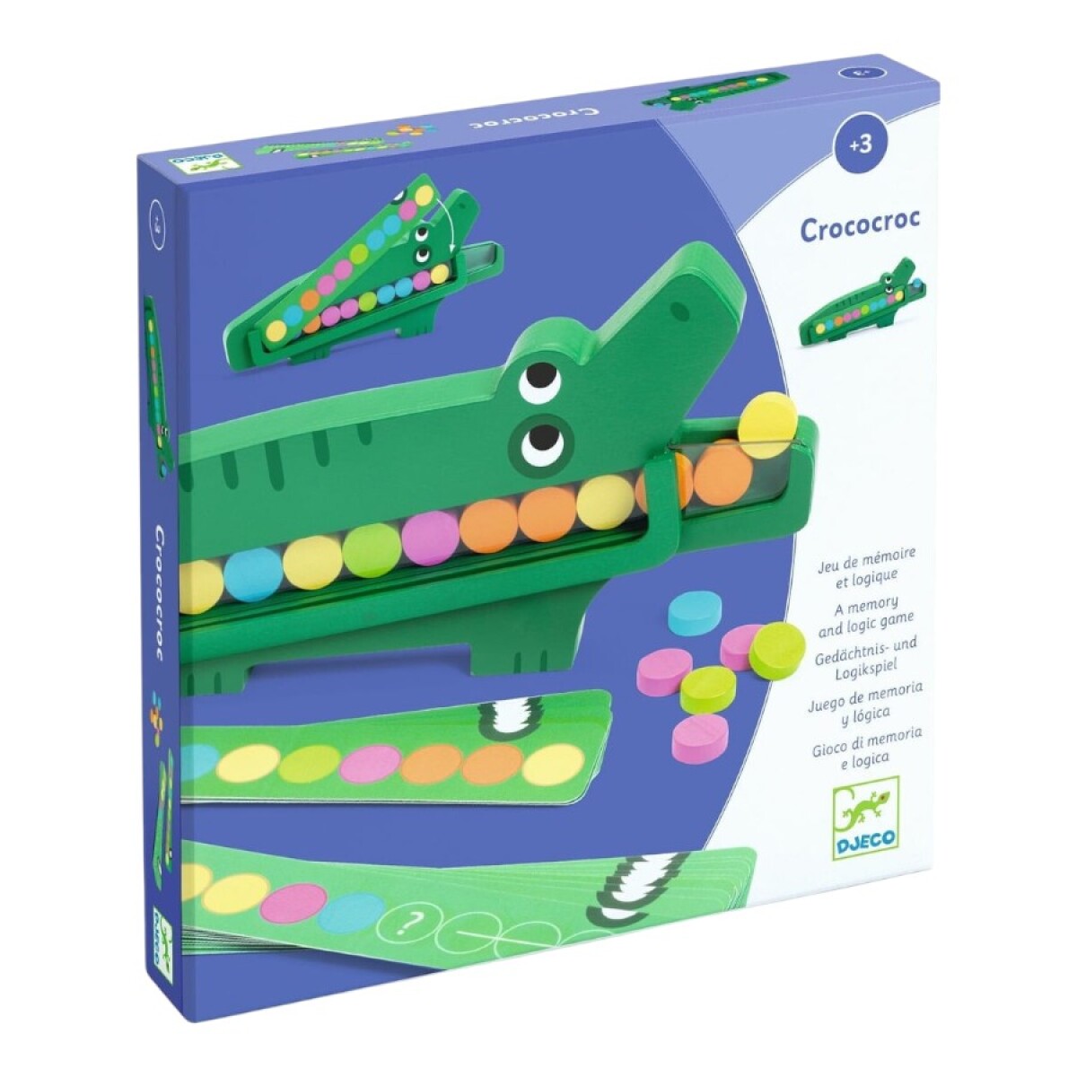 Juego De Mesa Crococroc +3 Djeco 