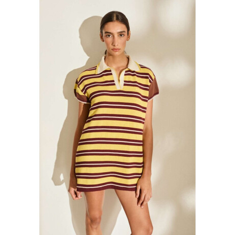 Vestido Sun Uva Y Pistacho