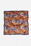 Pañuelo floral vintage naranja