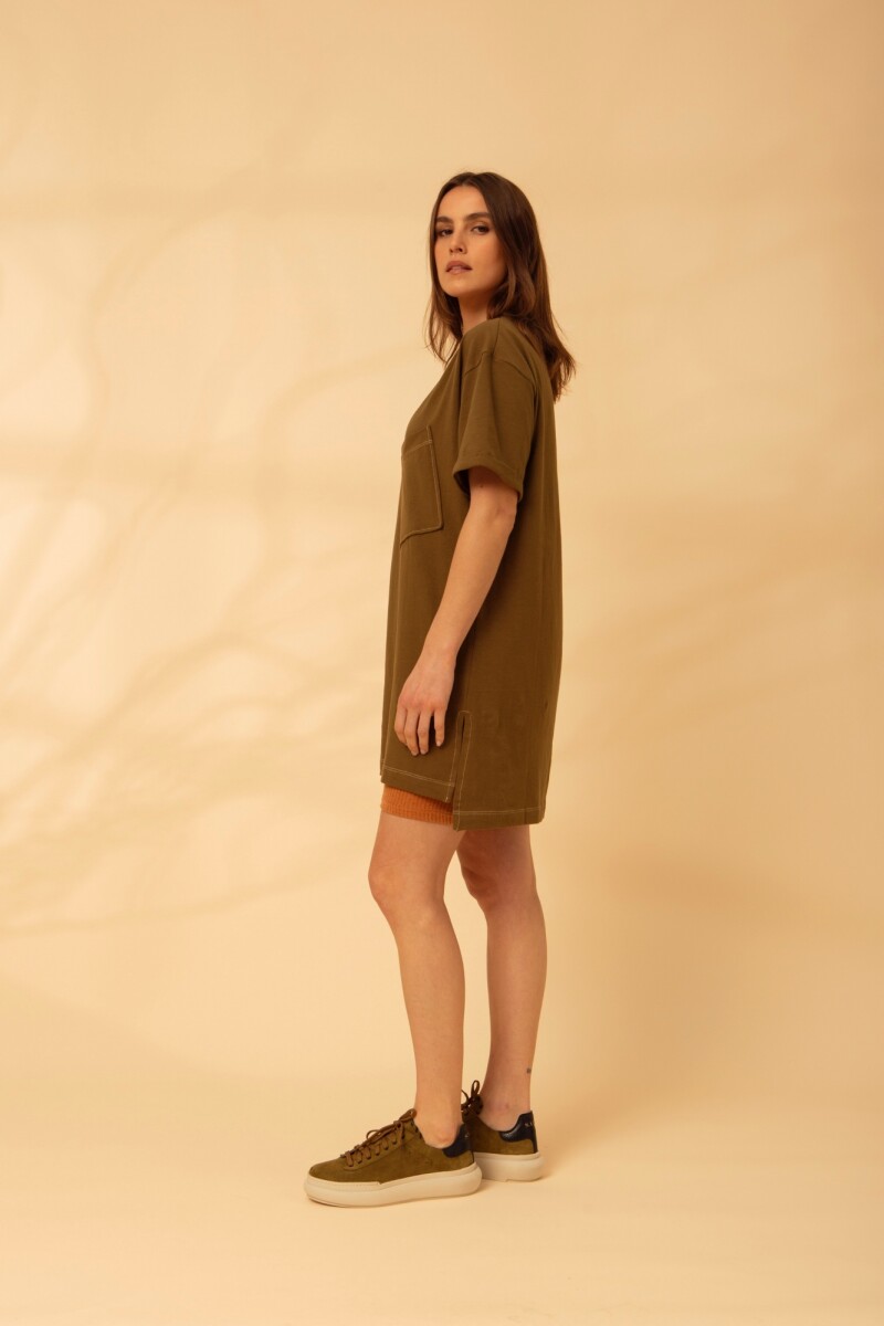 REMERA POQUET Safari