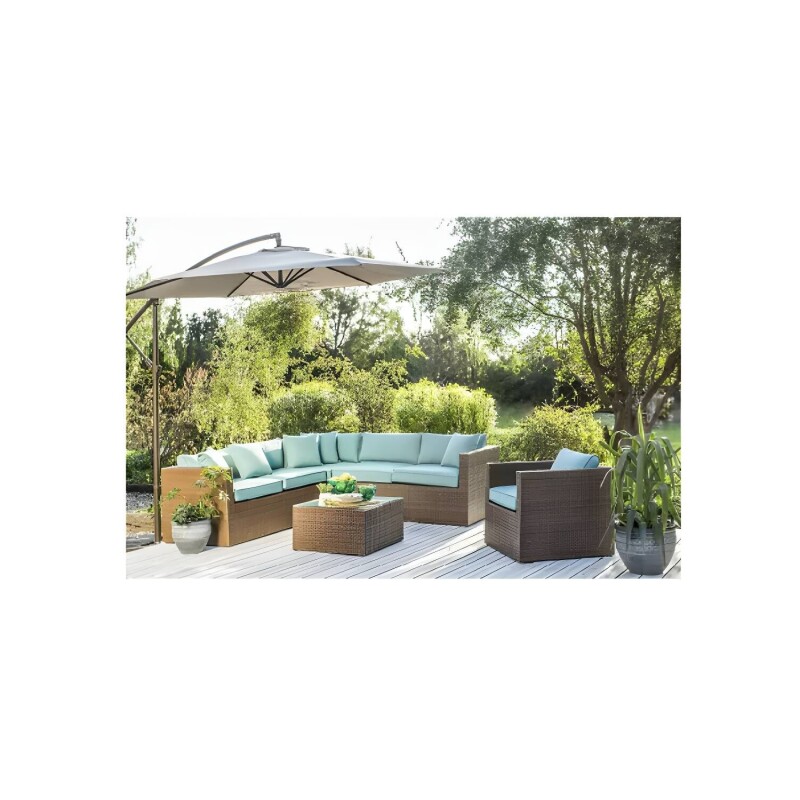 Sombrilla Just Home Collection lateral 270 cm Taupé Sombrilla Just Home Collection lateral 270 cm Taupé