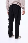Pantalon de gabardina Durazno Negro