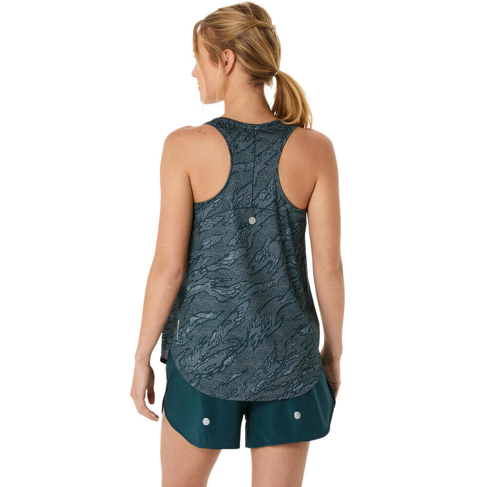Road All Over Print Tank - Mujer Saxon Green/light Ube