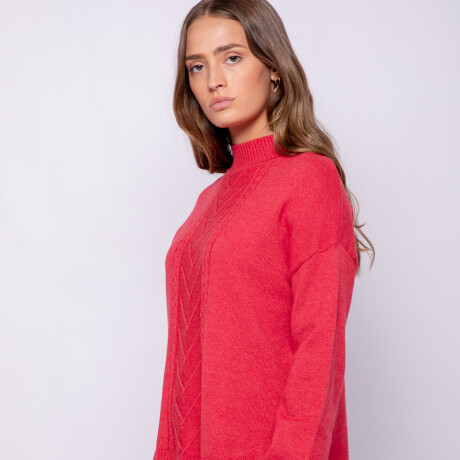 POLERA ILARIA Rojo Oscuro