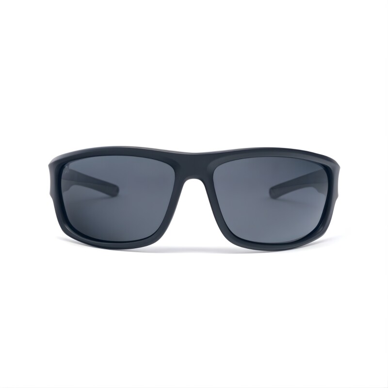 Lentes De Sol Arye Polarizados Con Armazón Brillante Para Protección Visual UV Negro Brillante