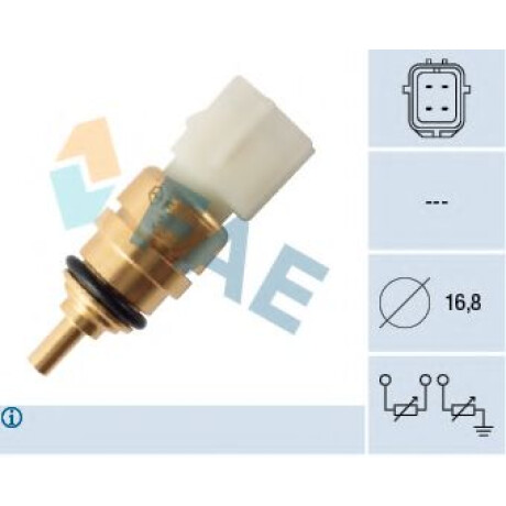 BULBO INTERRUPTOR HYUNDAI TEMP. ATOS I10 TUCSON 4 PINES S/ROSCA C/ORING FAE BULBO INTERRUPTOR HYUNDAI TEMP. ATOS I10 TUCSON 4 PINES S/ROSCA C/ORING FAE